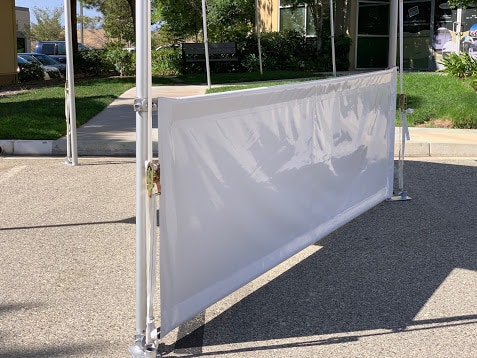 10x10 Quick Peak Tent 109 Bally Rail (2) Bally Rail Set 10 ft. (5 Pieces kit) (One Rail)