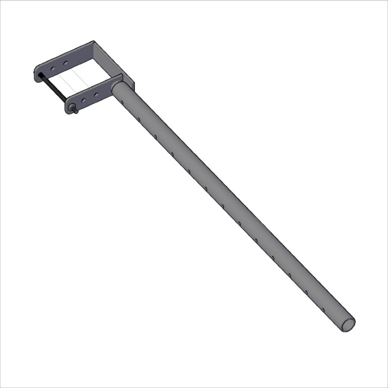 Clamp Door Holder to Tent Frame