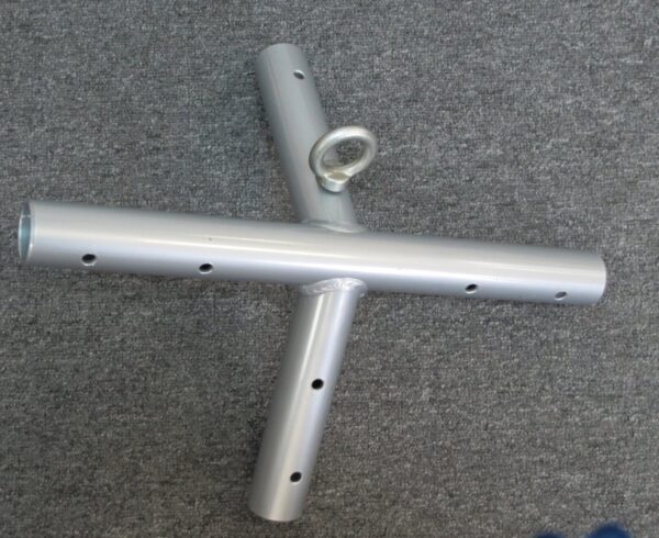 Side Tee Fittings with Eye Bolt for Guy line Side Tee Fittings with Eye Bolt for Guy line