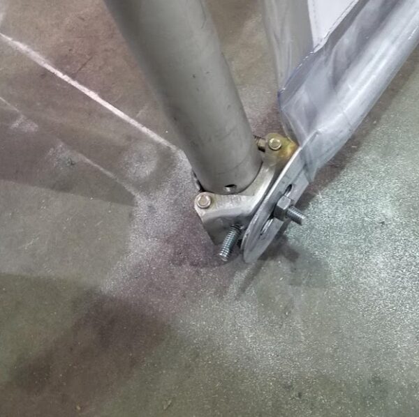 Pole Clamp for Sidewalls / Bally rails C1552