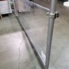 Sidewall pole clamp with 2 studs C1552 Bally rail Sidewall pole clamp with 2 studs C1552 Bally rail