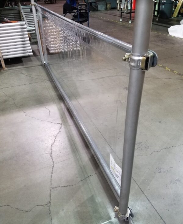 Sidewall pole clamp with 2 studs C1552 Bally rail Sidewall pole clamp with 2 studs C1552 Bally rail