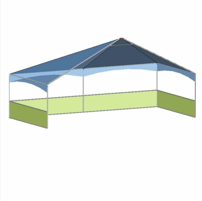 30x15 Staging Canopy for Stage or lean to building