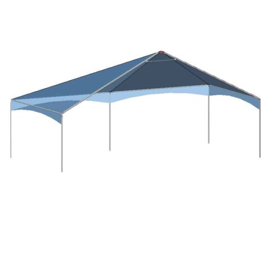 30x15 Staging Canopy Keder style