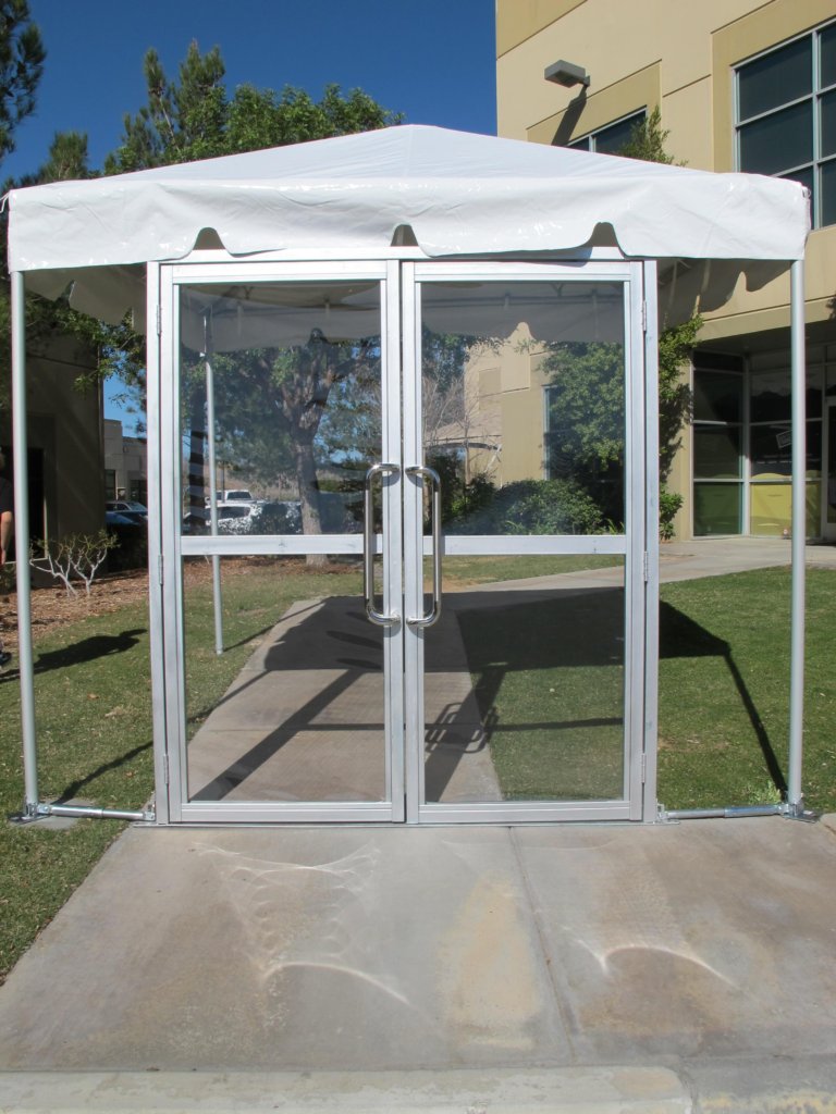 Tent with a best sale door