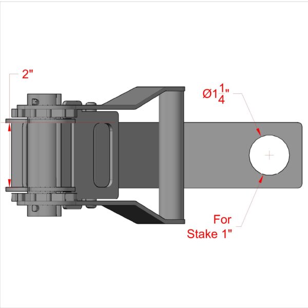 ratchet to stake tie down for 2 in. webbing ratchet to stake tie down for 2 in. webbing