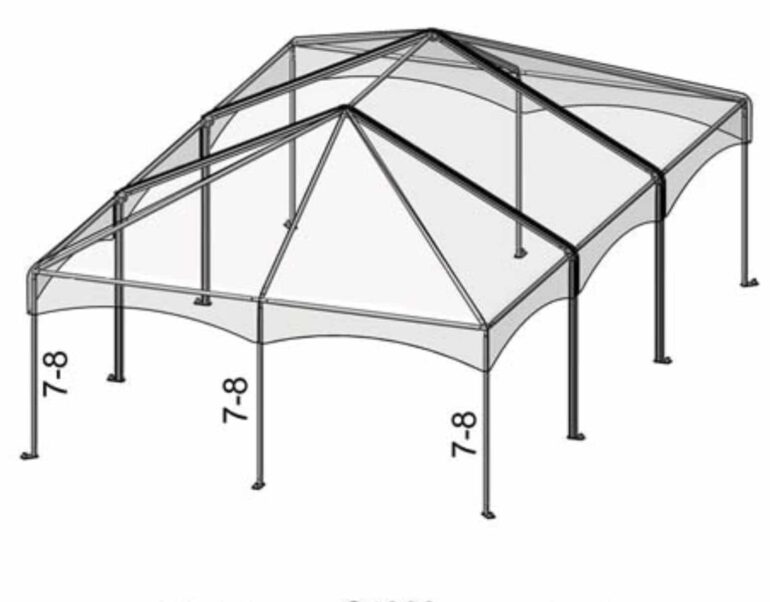 20x30 Quick Track Keder Tent