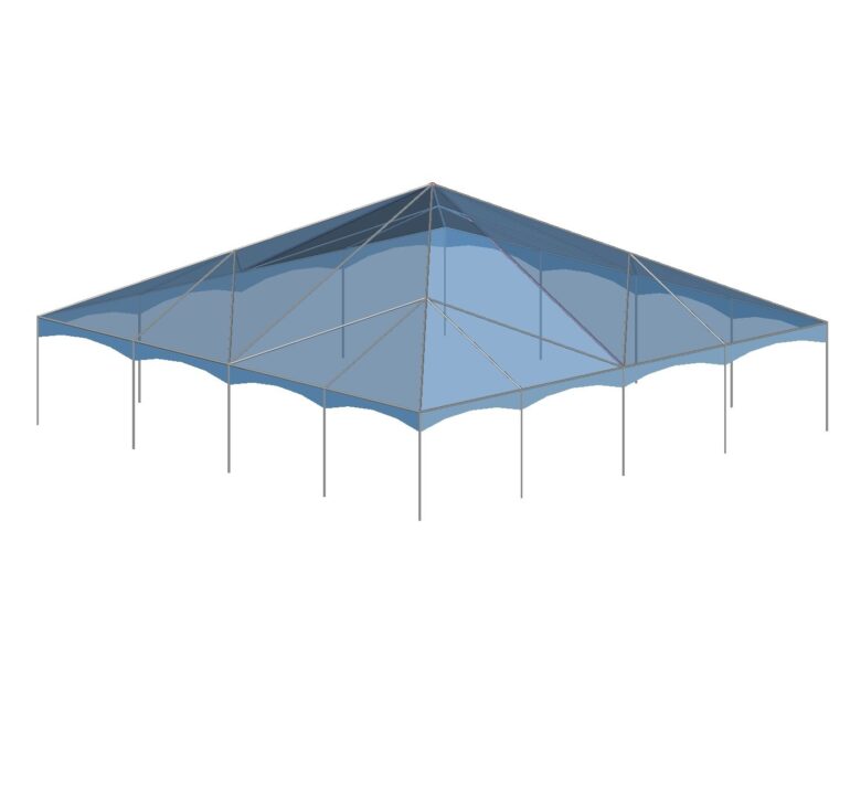 40x40 Quick Track Keder Frame Tent