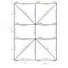 KDF30X40-Flat View JPG 30x40 Quick Track Keder Series frame tent