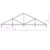 40x40 Quick Track Frame Tent - Front