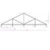 KDF40X-Front View 40x40 Quick Track Frame Tent - Front 40x40 Quick Track Frame Tent - Front