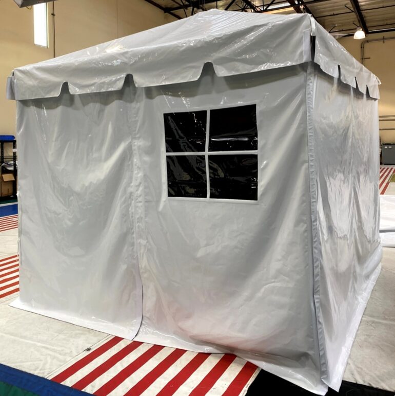 10x10 Stage / Registration / Ticket / Service / Triage enclosed Tent