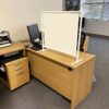 Portable Partition Divider with Plastics Frame 24x30 White