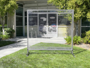 Portable Partition - Clear style