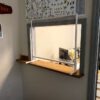 24x30 Partition with Plastics Frame Clear 2