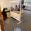 6x5 Partition with Plastics Frame Portable Partition Divider with Plastics Frame