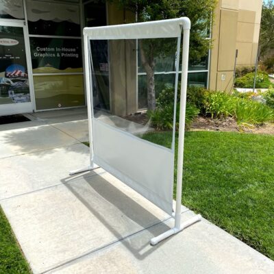 Portable Partition Divider with Plastics Frame