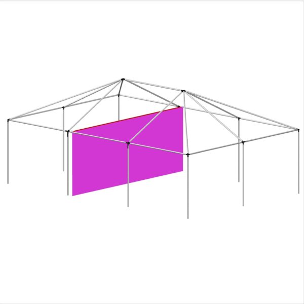 in-tent sidewall 20 ft Crossbar in-tent sidewall partition divider for inside of frame tent