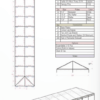 20x100 Standard Hip End Tent Diagram