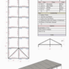 20x70 Standard Hip End Diagram