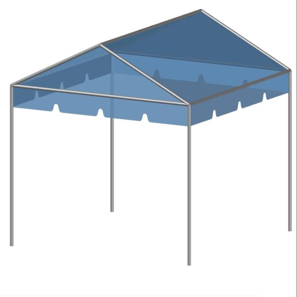 10x10 Gable Standard Valance 3D 2022 10x10 Gable Marquee Frame Tent with standard valance