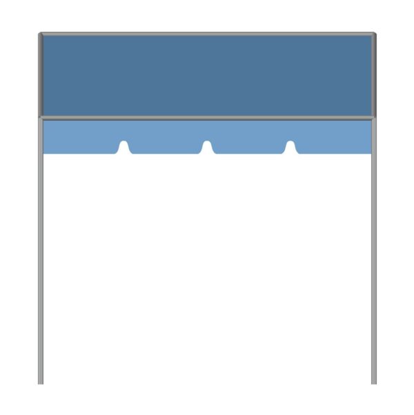 10x10 Gable Standard Valance Side 2022 10x10 Gable Marquee Frame Tent with standard valance