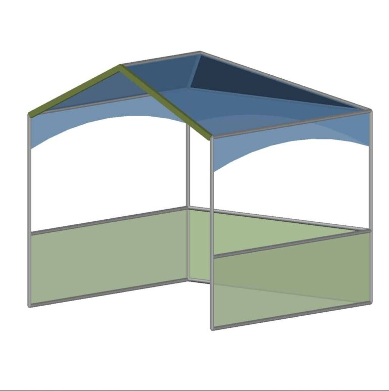 10x10 Staging Canopy Keder style