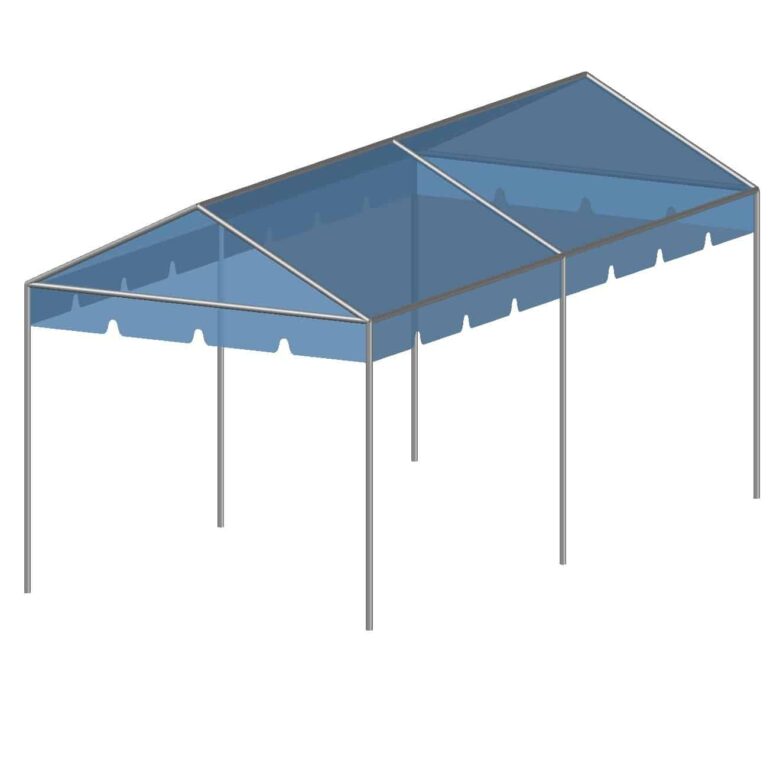 10x10 Gable Marquee Frame Tent with standard valance