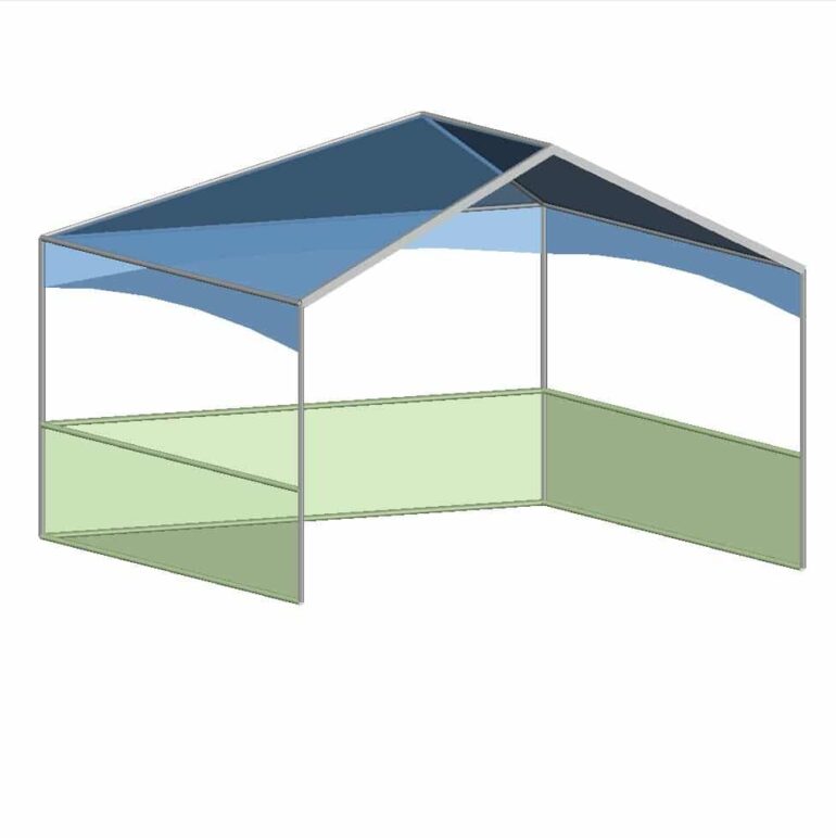 15x10 Staging Canopy Keder style