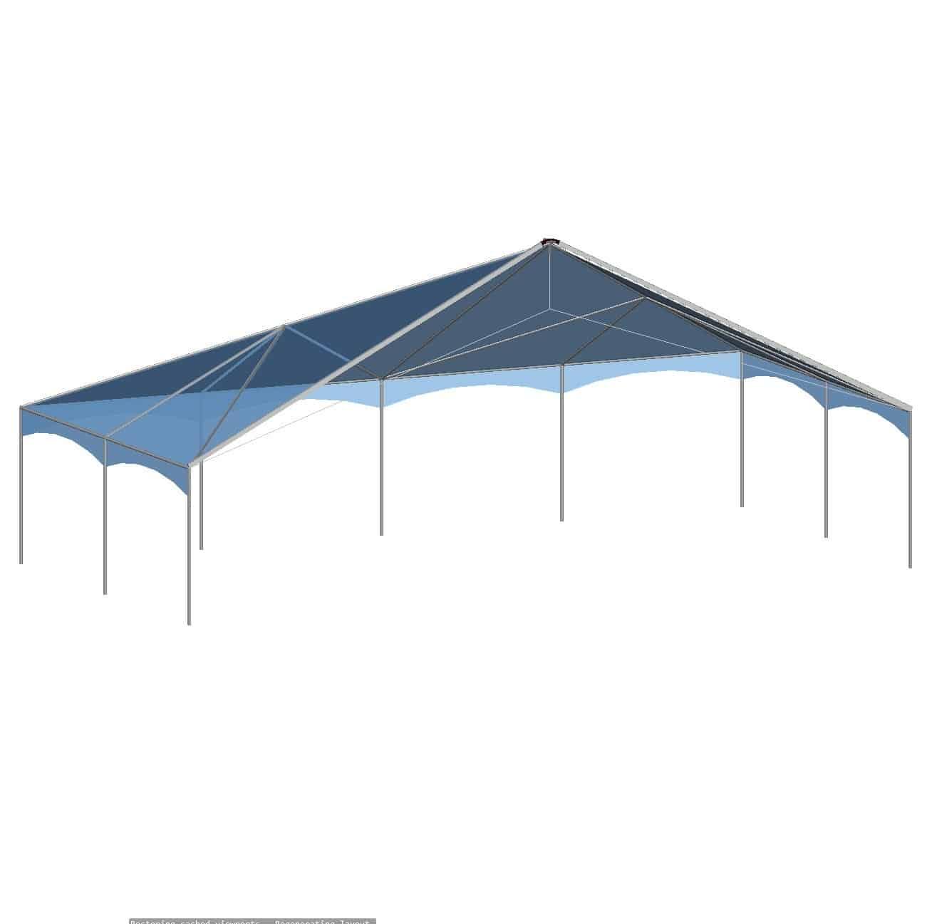 40x20 Stage Canopy - Keder track – Central Tent