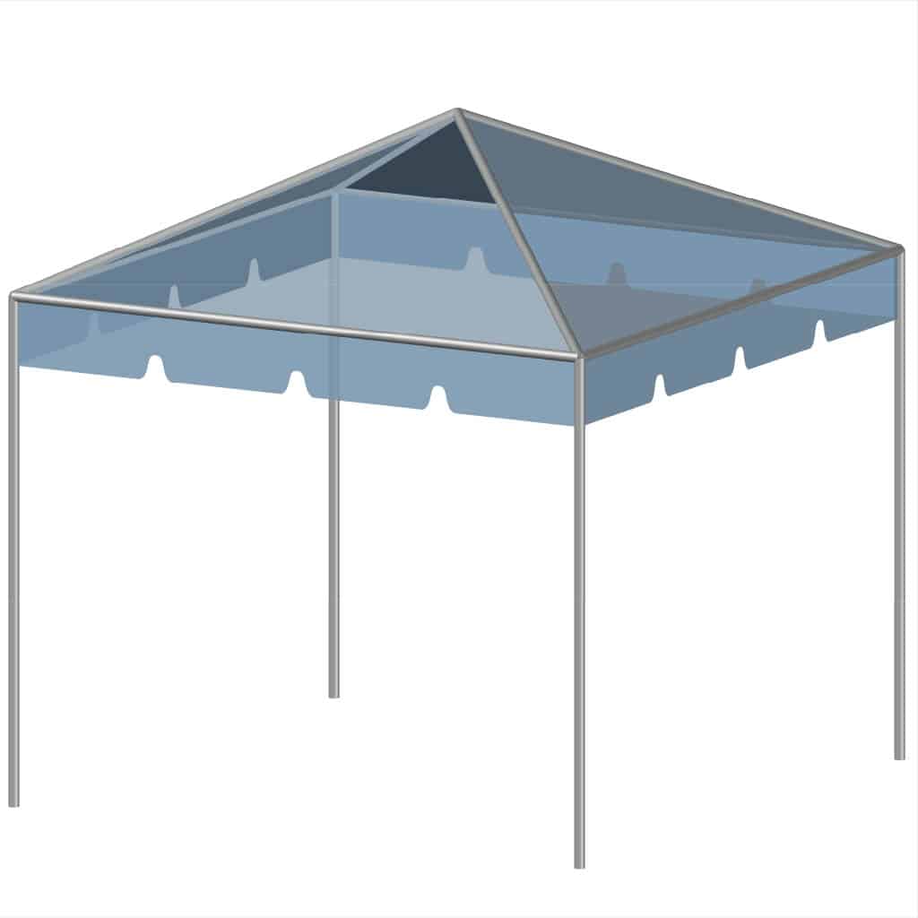 10x10 Complete Frame Tent