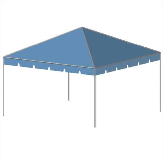 Valance Canopy Replacement Cover for 30' x 30 Frame