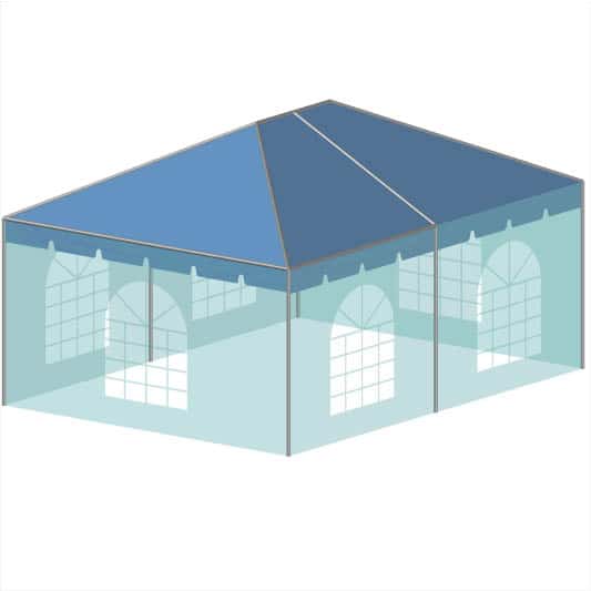 15x20 Standard Hip End Valance with Sidewall 15x20 Standard Hip End Valance with Sidewall