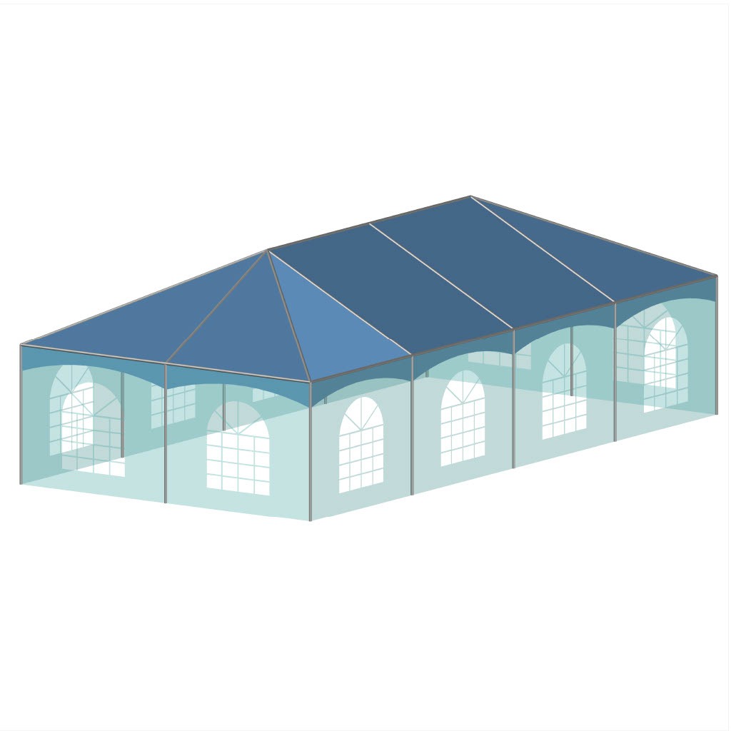 40x60 Complete Frame Tent – Central Tent