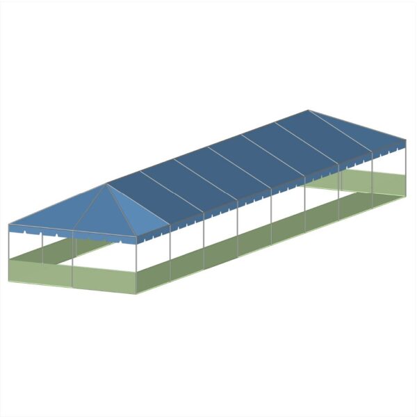 20x80 Standard Hip End Valance with Bally rail