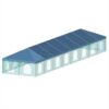 20x80 Standard Hip End Valance with Sidewall Windows