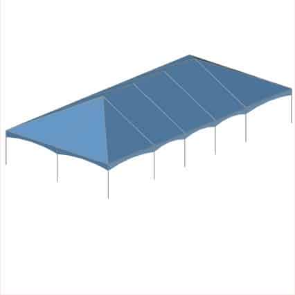 30x60 Standard Hip End Tension Valance 3D 30x60 Standard Hip End Tension Valance 3D