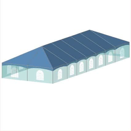 30x80 Standard Hip End Tension Valance Sidewall 3D 30x80 Standard Hip End Tension Valance Sidewall 3D