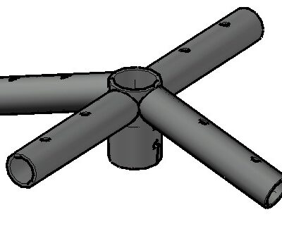 C1057-R Ridge Top Tee for QP C1057-R Ridge Top Tee for Quick peak
