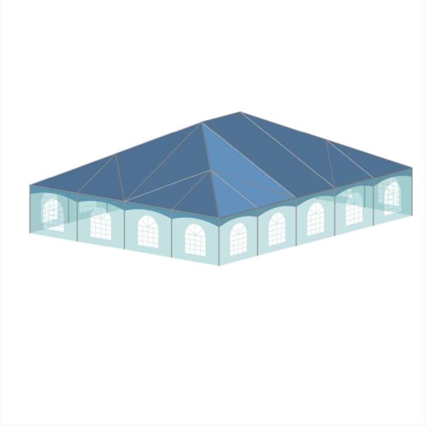 40x50 Standard HIp EndTension Valance with Sidewalls 3D