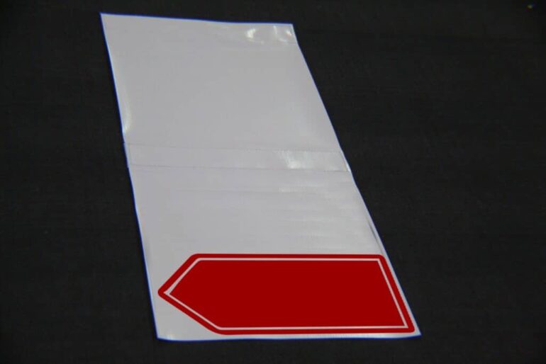 Tent Hanging Sign Arrow left