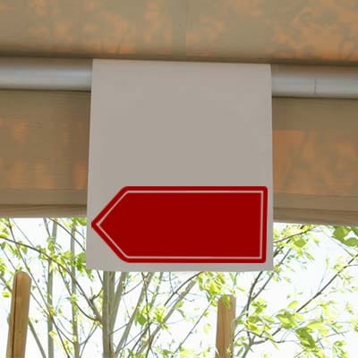 Tent-Hanging-Sign-Arrow-Left-400x400 - C Tent Hanging Sign Arrow left