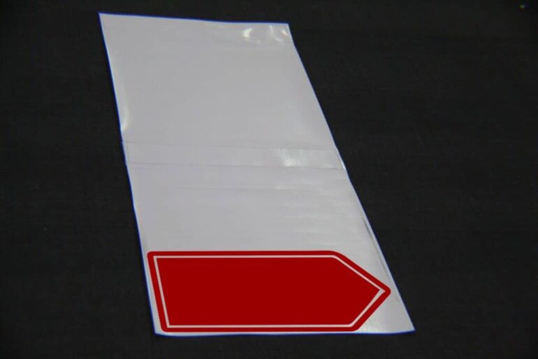 Tent Hanging Sign Arrow Right