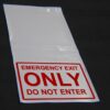 Tent Hanging Sign Emergency Exit