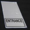 Tent Hanging Sign Entrance