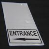 Tent Hanging Sign Entrance left