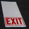 Tent Hanging Sign Exit