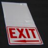 Tent Hanging Sign EXIT Left