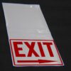 Tent Hanging Sign EXIT Right