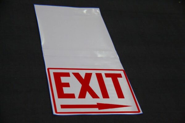 Tent-Hanging-Sign-Exit-Right-400x400 - D Tent Hanging Sign EXIT Right